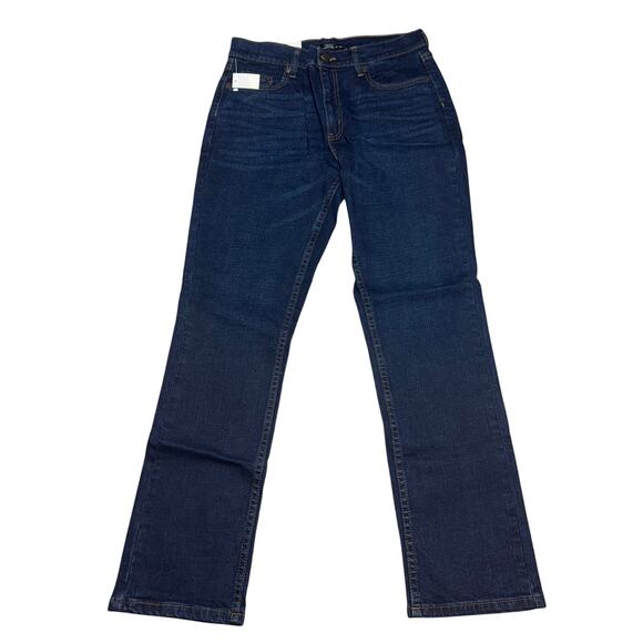 Member's Mark Jeans Mens 30x30 Dark Wash Straight Fit Premium Stretch Denim - Picture 6 of 15